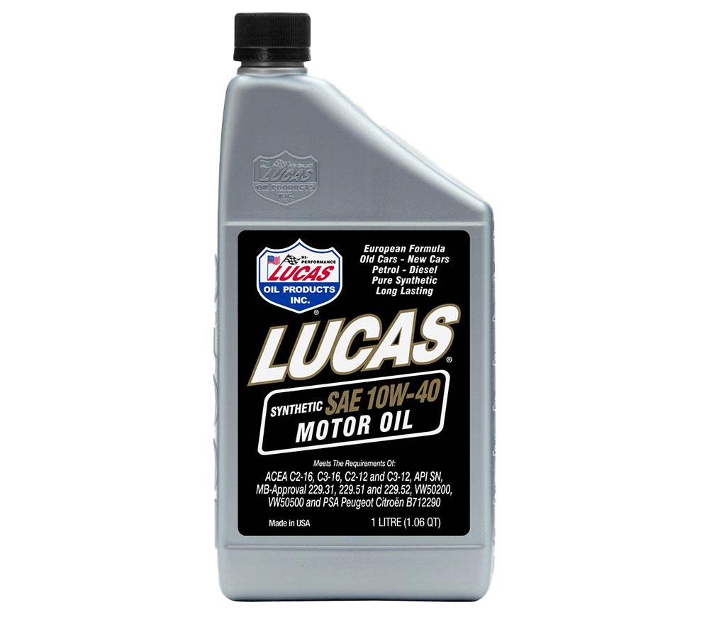 HIGH PERFORMANCE EUROPEAN SYNTHETIC MOTOR OILS - SAE 10W-40